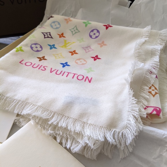 Louis Vuitton Multi Color Shawl - NEW - Picture 5 of 13
